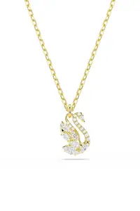 Swarovski lănțișor cu pandantiv pentru femei placat cu aur zirconiu cubic
