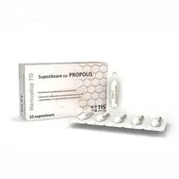 Hemoplop Supozitoare Antihemoroidale cu Propolis X10