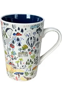 Cana ceramica: Flori