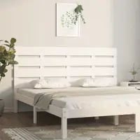 Gossi tablie de pat, alb, 180x3x80 cm, lemn masiv de pin