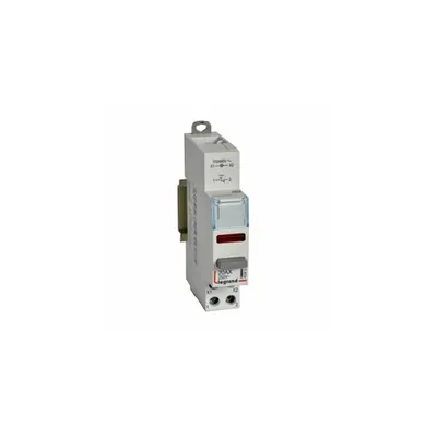 Control switch dual functions - 20 A 250 V~ - 1 NC + rosu indicator