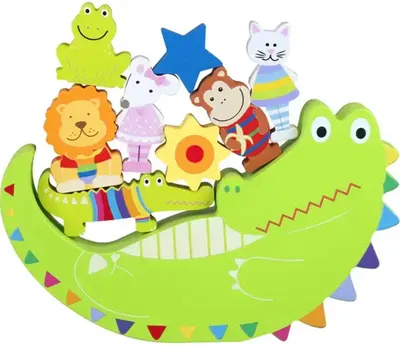 Joc de echilibru Orange Tree Toys - Animale