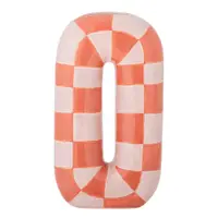 Vază somon/crem din ceramică pictată manual (înălțime 32 cm) Mae – Bloomingville