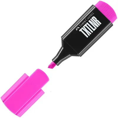 Mini marker de text Faber-Castell TXTLNR - Neon, roz