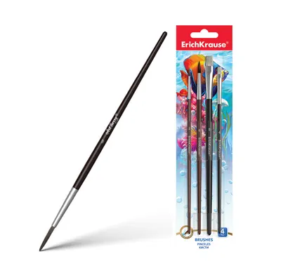 Set pensule pentru pictură Erich Krause Art Berry- 4 bucăți