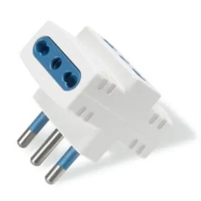 3-Way Adaptorn2p+e-16a-(s17) White 3x2p+e-16a-(p17/11)