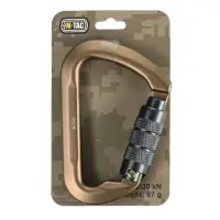 Carabiniera M-TAC 10 cm cu blocare Bayonet (Keylock) – 30 kN - KHAKI