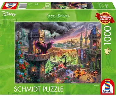 Puzzle Schmidt din 1000 de piese - Războinica Maleficentă