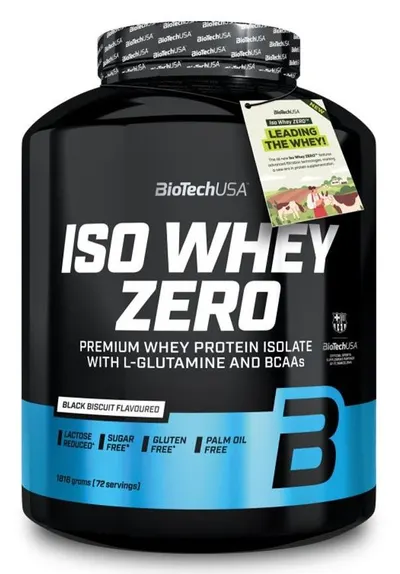 Iso Whey Zero, fursec negru, 1816 g, BioTech USA