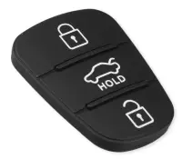 Membrana Cauciuc Cheie Auto cu 3 Butoane – Compatibila Hyundai i10, i20, i30, ix35, Kia Ceed, Rio, Sportage, Venga – inlocuire pad telecomanda