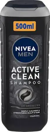 Sampon Active Clean Men Hair Care, 500ml, Nivea