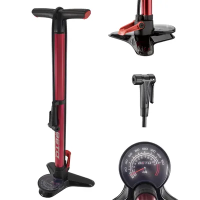 Pompa podea,Beto cu manometru, tubeless