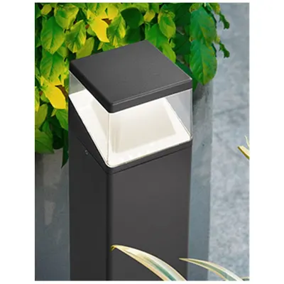 Pitic LOCK Aluminiu Inchis Gray Alb & Clear Acrylic Diffuser , AC Driver Included LED 12 Wat 960Lm 220-240 Volt 50Hz Beam 45 degrees 3000K or 4000K -IP54-