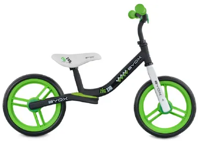 Bicicletă de echilibru Byox - Zig Zag, verde