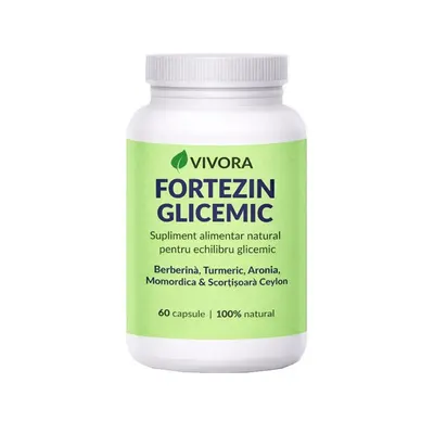 Fortezin Glicemic – capsule pentru susținerea metabolismului și protecție metabolică zilnică – 60 cps
