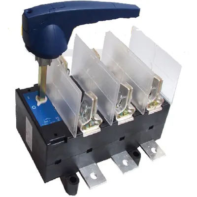 Separator tripolar cu protectie cu maneta rotativa 3P, RAB 3/ 630A
