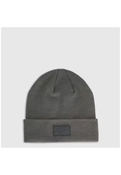 Caciula beanie unisex gri - poliester - dimensiune universala
