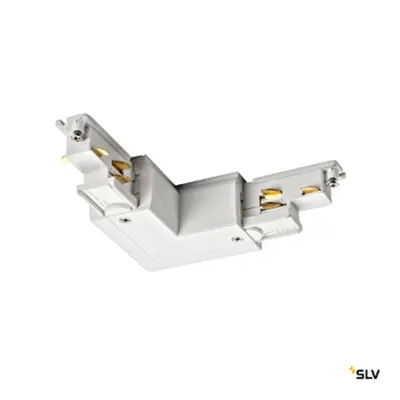 S-TRACK DALI L-conector cu electrod impamant intern, alb