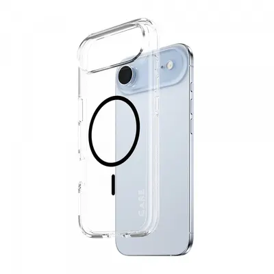 Husa MagSafe pentru Apple iPhone 17 Air, PanzerGlass, Care Urban Explorer, Transparenta Neagra