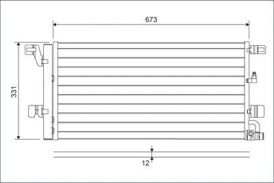 Condensator climatizare (cu uscator) potrivit AUDI A4 ALLROAD B9, A4 B9, A5, A6 C8, A7 1.4-3.0DH 05.15