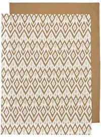 Cearșaf pentru pătuț Meyco Baby - 75 х 100 cm, 2 buc, Sand/Toffee