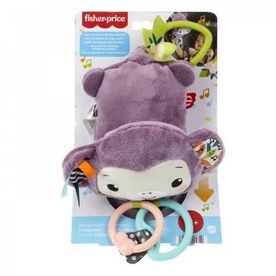 Jucarie de agatat Maimutica mov muzicala Fisher Price