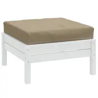 vidaXL Pernă pentru paleți, melanj gri taupe, 60x60x9,5 cm, textil