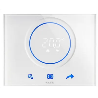 Cronotermostat ICE Easy KNX Alb