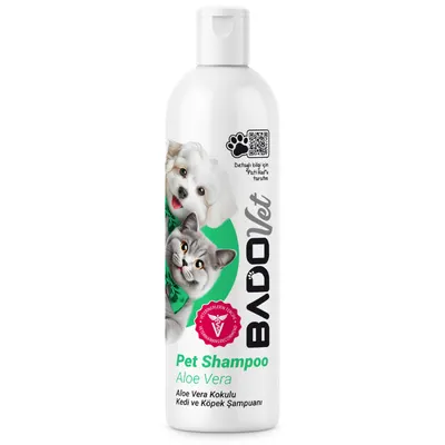 Șampon lichid câini & pisici, BadoVet, Aloe Vera, 400ml Engros