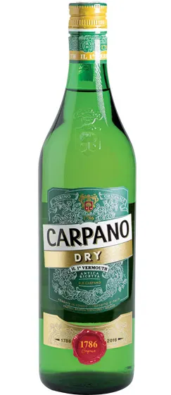 Vermut Alb Dry Carpano Dry 18% Alc. 1l