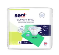 Scutece pentru adulti Super Seni Trio Large, 10 bucati, Seni