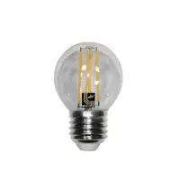 Bec sferic transparent cu LED COG E27 6W (≈72w) lumina calda 720lm L 74mm
