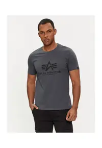 Tricou barbati 100501 - Bumbac - Negru - Negru