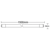 Tub cu Led T8-1.5mt Double Si̇de 24w G13 Advance 6500k
