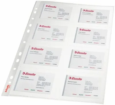 Esselte Business Card Pocket - A4