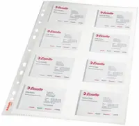 Esselte Business Card Pocket - A4