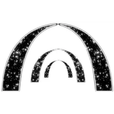ARCADA LUMINOASA Lxh : 7 x 3.3 m, putere 236W