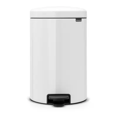 Coș de gunoi alb cu pedală din oțel 20 l NewIcon – Brabantia