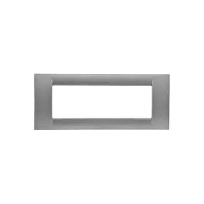 Placa ornament Virna - tehnopolimer gloss finish - 6 module- METALLIC TITANIUM - SYSTEM