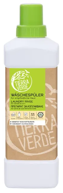 Clătire ecologică pentru rufe Tierra Verde - Pentru piele sensibilă, 1 L
