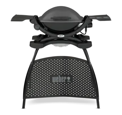 Gratar electric Weber Q 1400 - Antracit cu suport