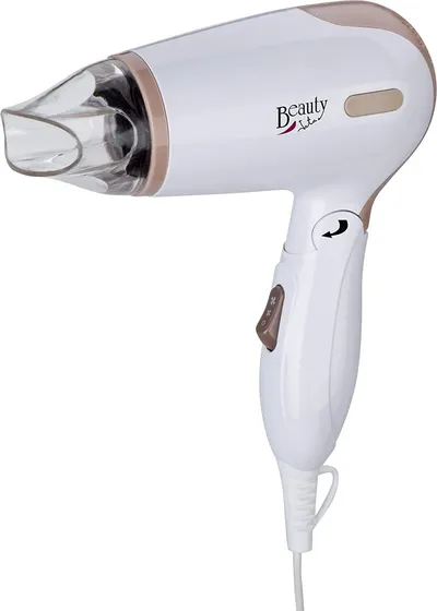 Uscător de păr Jata - SC47B, 1200W, 2 viteze, alb/bej