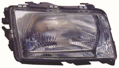 Far stanga (H4, electric, fundal cromat) AUDI 100 1990-1994