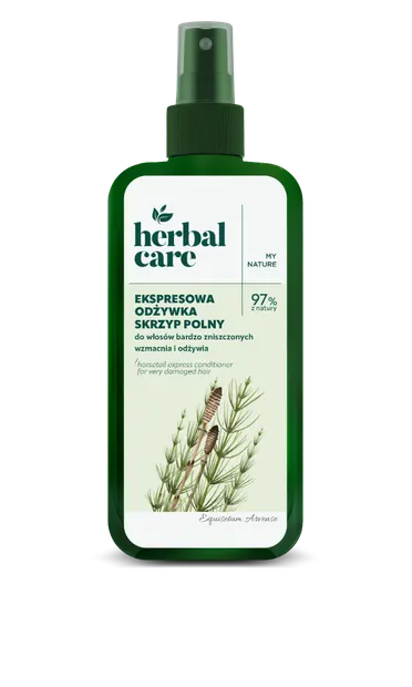 Balsam-spray fortifiant cu extract de coada calului pentru par deteriorat cu tendinta de cadere Herbal Care, 200ml, Farmona