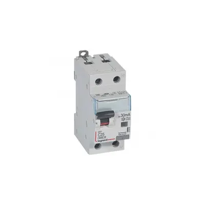Siguranta automata cu protectie diferentiala 6000 -10 kA -1P+N-230 V~ -25 A -30 mA -tip A -N right hand