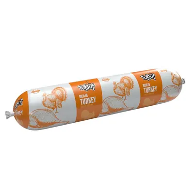 Hrană umedă TUF TUF SALAM PT CAINI, CARNE DE CURCAN, Pachet 4 X 900 gr