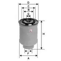 Filtru combustibil SOFIMA S 1410 NR