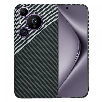Husa pentru Huawei Pura 70 Pro, Techsuit, Carbonite FiberShell, Neagra Gri