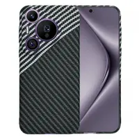 Husa pentru Huawei Pura 70 Pro, Techsuit, Carbonite FiberShell, Neagra Gri