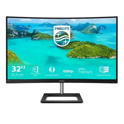 Monitor Consumer Philips 322E1C/00, 31.2", 1920 x 1080 pixeli, Black, 3 ani Garantie